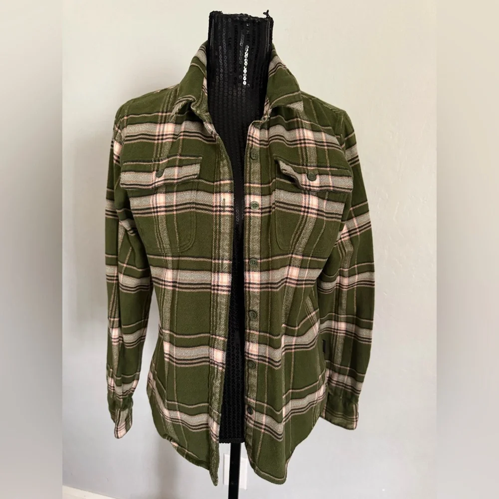 Womens Patagonia Organic Cotton Flannel Shirt Size S EUC - Picture 3 of 7